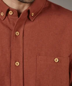 Just Another Fisherman ANCHORAGE SHIRT - RUST