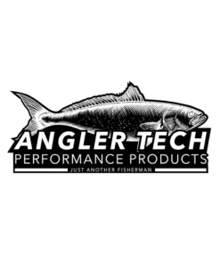 Just Another Fisherman ANGLER TECH VINYL STICKER - BLACK Apparel