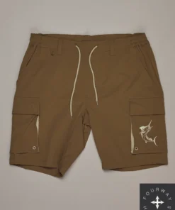 Just Another Fisherman ANGLER TECH CARGO SHORTS - KHAKI Apparel