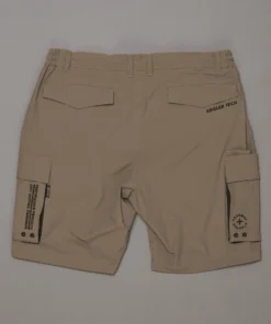Just Another Fisherman Apparel ANGLER TECH CARGO SHORTS - TAUPE