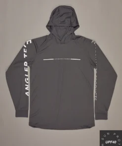 Just Another Fisherman TECH ANGLER HOOD - CHARCOAL/WHITE