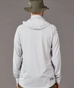 Just Another Fisherman Apparel TECH ANGLER HOOD - LIGHT GREY