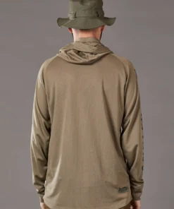 Just Another Fisherman TECH ANGLER HOOD - KHAKI