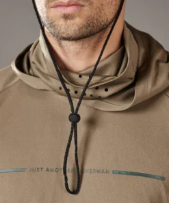 Just Another Fisherman TECH ANGLER HOOD - KHAKI