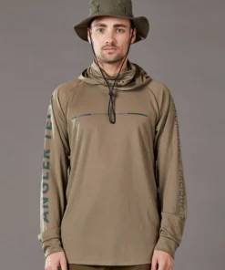 Just Another Fisherman TECH ANGLER HOOD - KHAKI