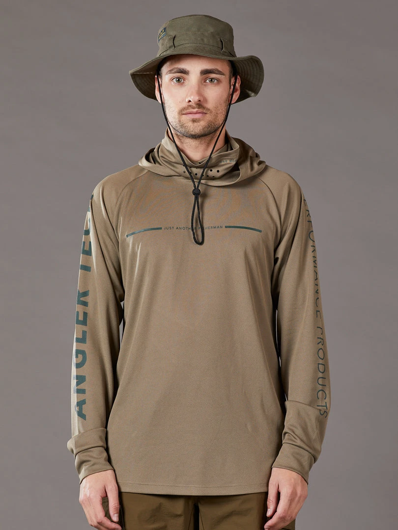 Just Another Fisherman TECH ANGLER HOOD - KHAKI