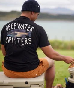 Just Another Fisherman Apparel BASS TEE - BLACK