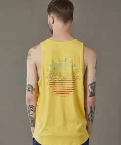 Just Another Fisherman Apparel BILLFISH BLEND SINGLET - WASHED YELLOW
