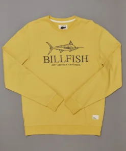 Just Another Fisherman Apparel BILLFISH CREW - WASHED YELLOW