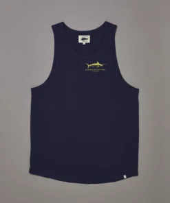 Just Another Fisherman BLUEWATER CRITTERS SINGLET - NAVY Apparel