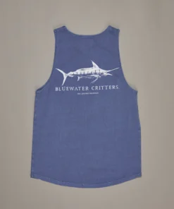 Just Another Fisherman BLUEWATER CRITTERS SINGLET - DEEP BLUE Apparel