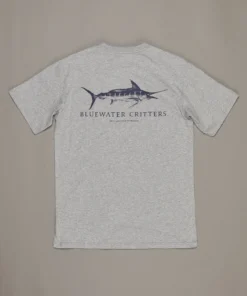 Just Another Fisherman BLUEWATER CRITTERS TEE - GREY MARLE Apparel