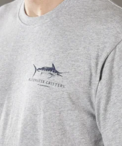 Just Another Fisherman BLUEWATER CRITTERS TEE - GREY MARLE Apparel