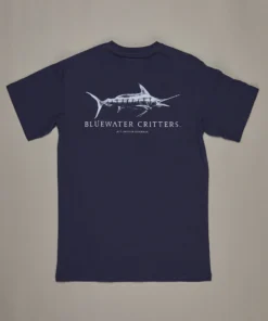 Just Another Fisherman Apparel BLUEWATER CRITTERS TEE - NAVY