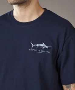 Just Another Fisherman Apparel BLUEWATER CRITTERS TEE - NAVY