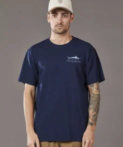 Just Another Fisherman Apparel BLUEWATER CRITTERS TEE - NAVY