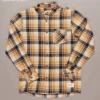 Just Another Fisherman Apparel BOATYARD SHIRT - BONE BROWN/NAVY CHECK