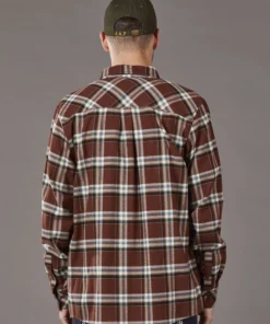 Just Another Fisherman BOATYARD SHIRT - BROWN CHECK Apparel
