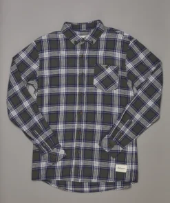 Just Another Fisherman Apparel BOATYARD SHIRT - GREEN/BLUE CHECK