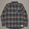 Just Another Fisherman Apparel BOATYARD SHIRT - OLIVE/BLUE