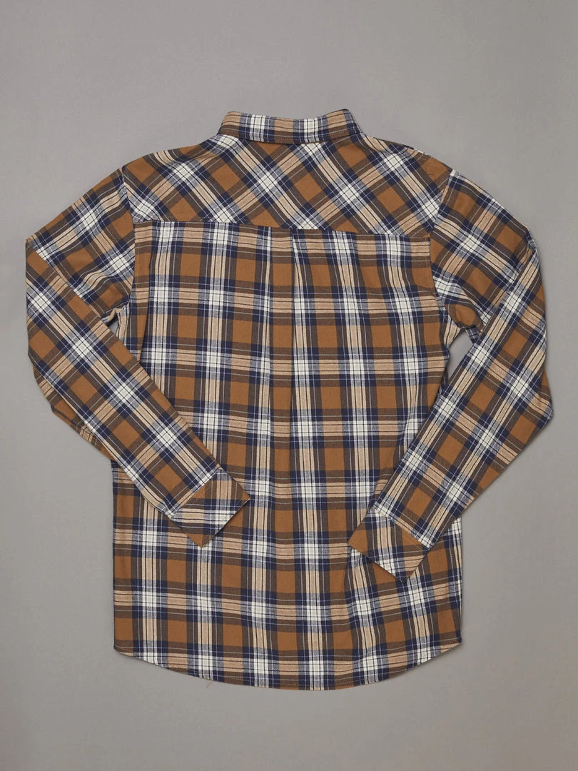 Just Another Fisherman BOATYARD SHIRT - TABACCO CHECK
