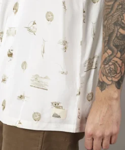 Just Another Fisherman COASTAL VINTAGE SS SHIRT - NATURAL Apparel