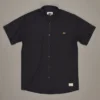 Just Another Fisherman COASTAL LINEN SS SHIRT - BLACK