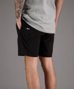 Just Another Fisherman Apparel CREWMAN SHORTS - BLACK