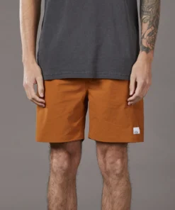 Just Another Fisherman CREWMAN SHORTS - BURNT ORANGE