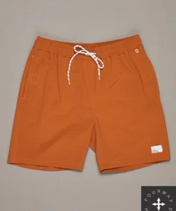 Just Another Fisherman CREWMAN SHORTS - BURNT ORANGE