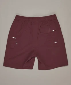 Just Another Fisherman CREWMAN SHORTS - MAROON Apparel