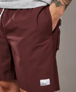 Just Another Fisherman CREWMAN SHORTS - MAROON Apparel