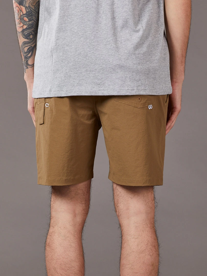 Just Another Fisherman CREWMAN SHORTS - LIGHT BROWN