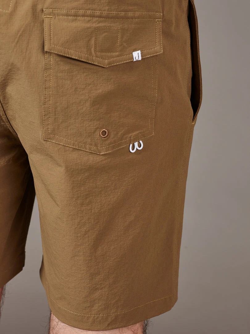 Just Another Fisherman CREWMAN SHORTS - LIGHT BROWN