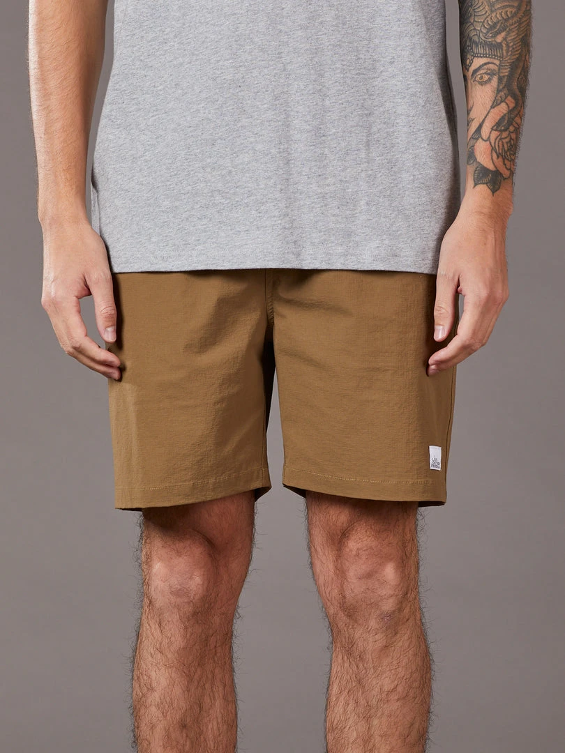 Just Another Fisherman CREWMAN SHORTS - LIGHT BROWN
