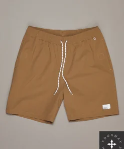 Just Another Fisherman CREWMAN SHORTS - LIGHT BROWN