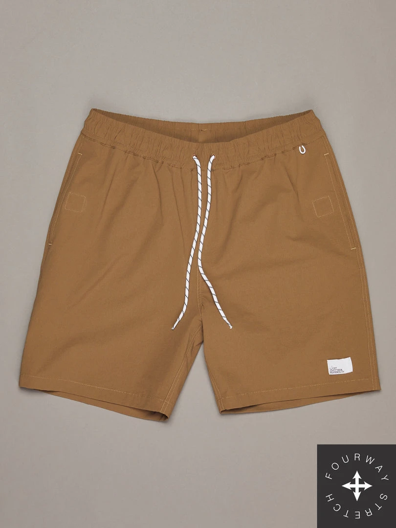 Just Another Fisherman CREWMAN SHORTS - LIGHT BROWN