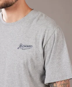 Just Another Fisherman DINGHY TEE - GREY MARLE Apparel