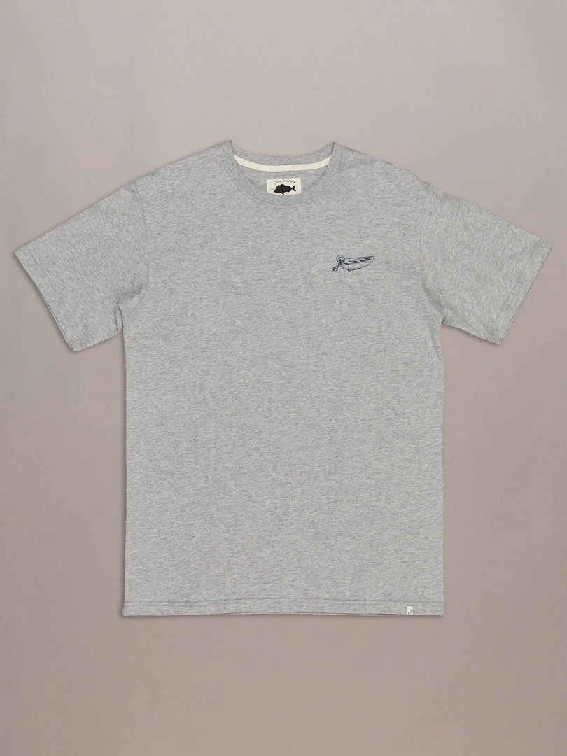 Just Another Fisherman DINGHY TEE - GREY MARLE Apparel