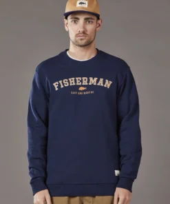 Just Another Fisherman Apparel FISHERMAN CREW - NAVY