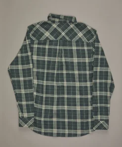 Just Another Fisherman FLANAGAN FLANNEL SHIRT - GREEN/NATURAL