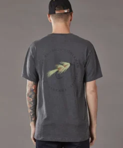 Just Another Fisherman Apparel FLY TEE - AGED BLACK