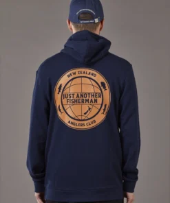 Just Another Fisherman Apparel GLOBAL ANGLER HOOD -NAVY