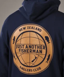 Just Another Fisherman Apparel GLOBAL ANGLER HOOD -NAVY