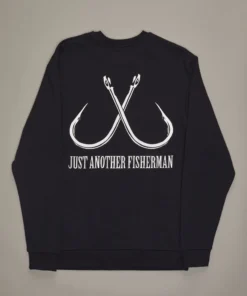 Just Another Fisherman Apparel HOOK CREW - BLACK