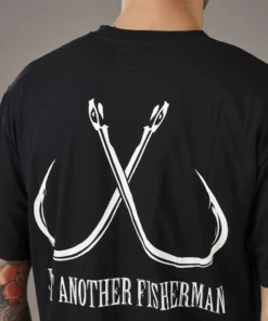 Just Another Fisherman HOOK TEE - BLACK Apparel