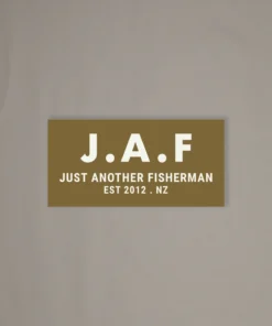 Just Another Fisherman J.A.F STICKER - BROWN Apparel