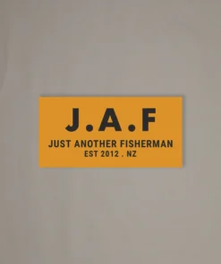Just Another Fisherman J.A.F STICKER - ORANGE Apparel