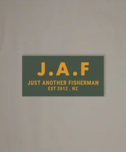 Just Another Fisherman Apparel J.A.F STICKER - KHAKI
