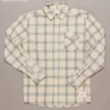Just Another Fisherman JACK MAC SHIRT - SAND/BLUE/BROWN CHECK Apparel